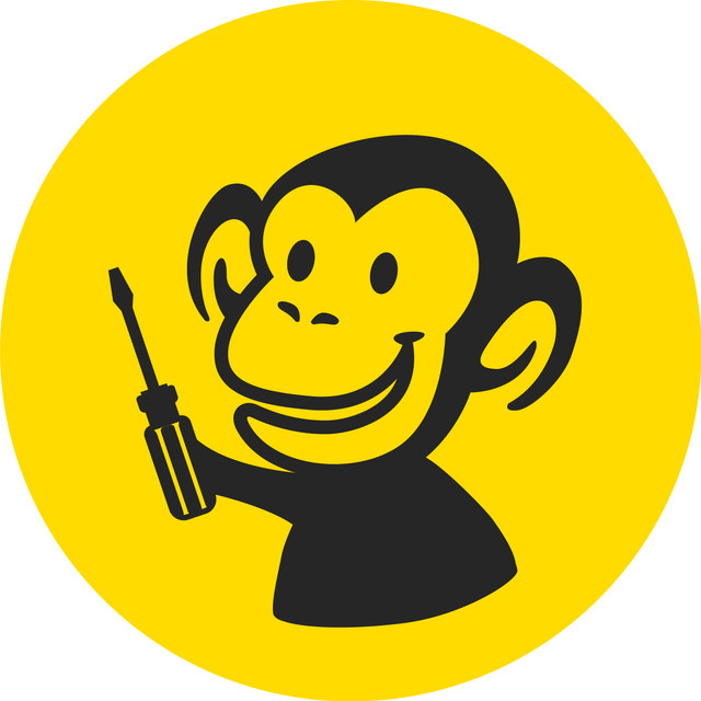 Monkey mascot logo