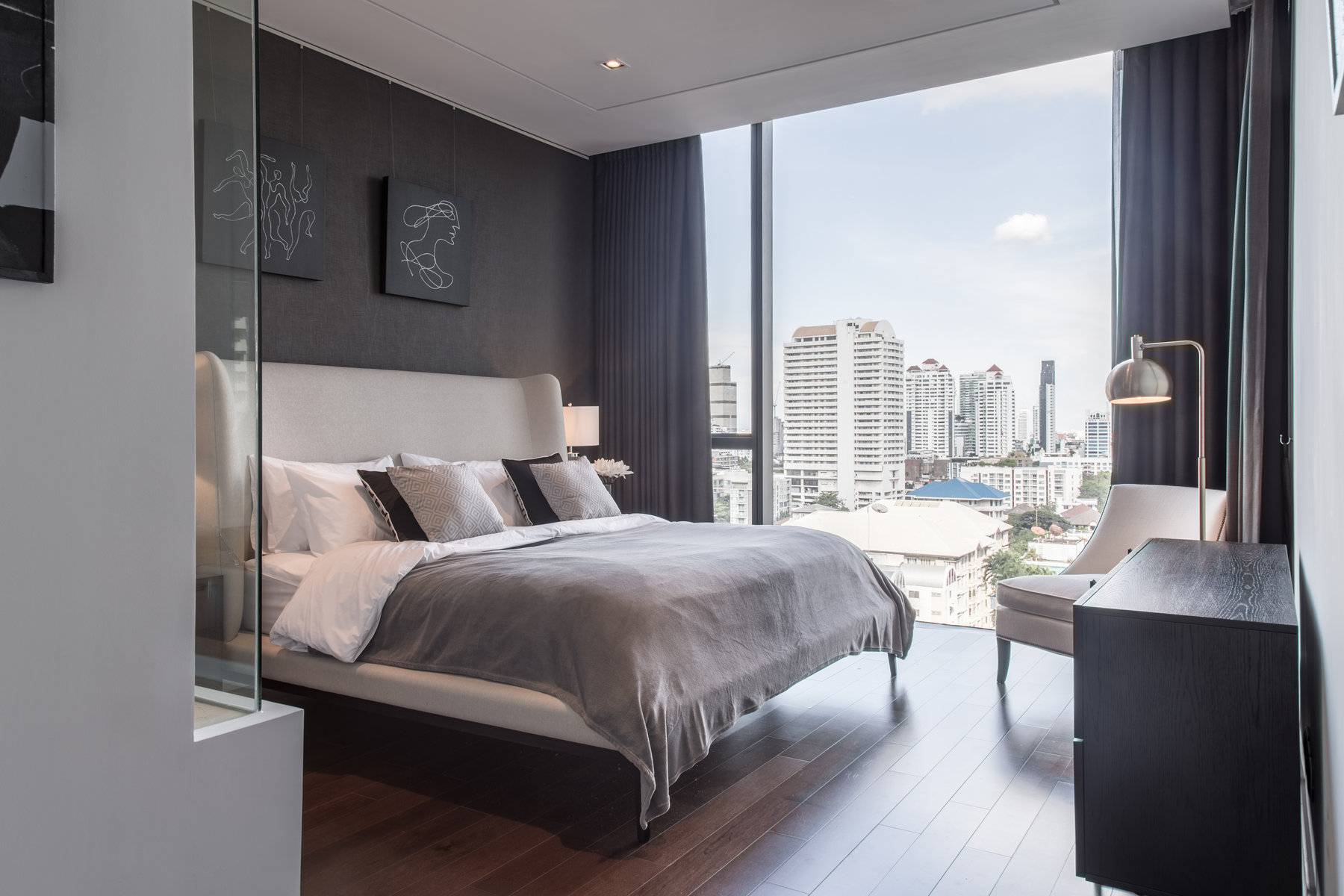 Condo bedroom interior